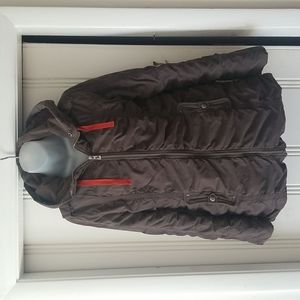 Designer Army Green Hooded Coat Jacket By Buffalo